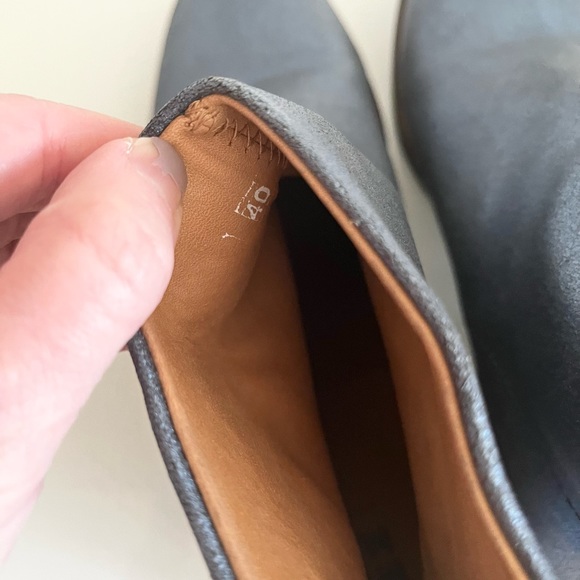 MOMA Anna Boots in Metallic Blue Genuine Leather, 40EU, NWOT - Picture 8 of 13